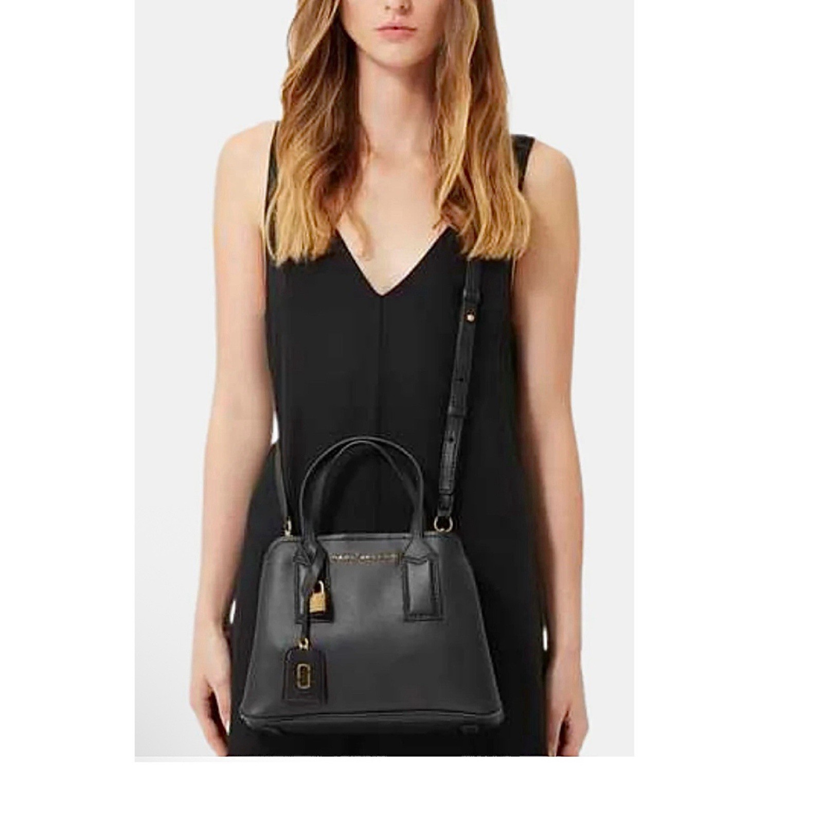 Rare Limited Edition! Marc Jacobs The Editor Crossbody In Black Saffiano Leather image 7