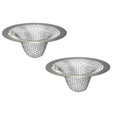 1.0" Small Drain Strainer, Sink Hair Catcher, Bathroom Silver