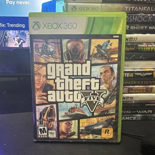 Grand Theft Auto V Rockstar Games Xbox 360 Multiplayer Online Manual