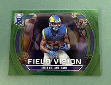 2025 Panini Donruss Elite Football Kyren Williams Green Field Vision #2 Rams