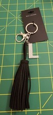 Letter L, Monogram Keychain Or Bag Charm With Tassel B2B1