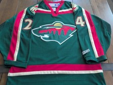 Derek Boogaard Minnesota Wild NHL Jersey Mens CCM MED Rare Sewn Boogieman MIC