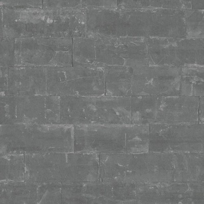 Rasch Ziegeltapete Realistische Steinmauer Kunstoptik Struktur Anthrazit 414639