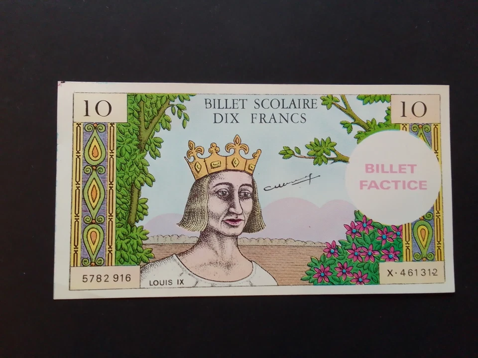 10 FRANCS SCOLAIRE LOUIS IX - Photo 1/1