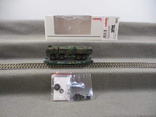 Märklin Spur H0 48875 Güterwagen Schwerlast-Flachwagen Rlmmps der DB in OVP | Condition: Gebraucht