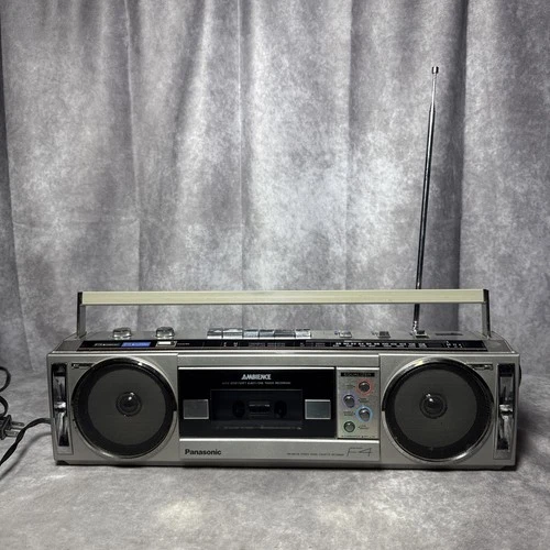 Vintage Panasonic RX-F4 Ambience Boombox AM/FM Radio Cassette Player PLEASE READ