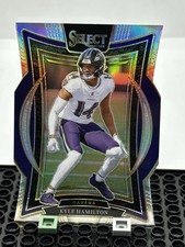 2024 Panini Select - Concourse Kyle Hamilton #78 Silver Prizm Die-Cut