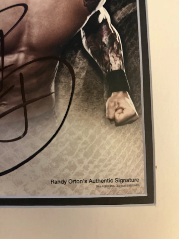 Foto 8x10 firmada auténtica de Randy Orton “The Viper” de la WWE Foto 4 de 4
