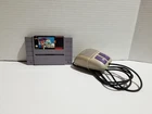 Mario Paint Mouse Bundle SNES W/ Mouse- Super Nintendo, Tested & Working