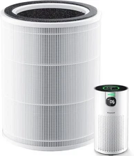 Air Purifier Replacement Filter for VisionAir HAP606 Purifier, White 