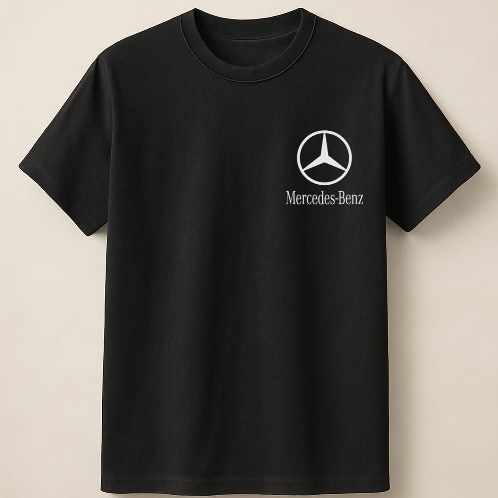 Mercedes-Benz Silver Star Logo Graphic Tee Unisex T Shirt