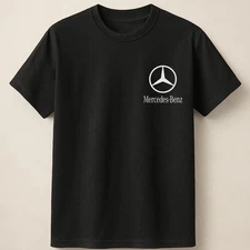 Mercedes-Benz Silver Star Logo Graphic Tee Unisex T Shirt