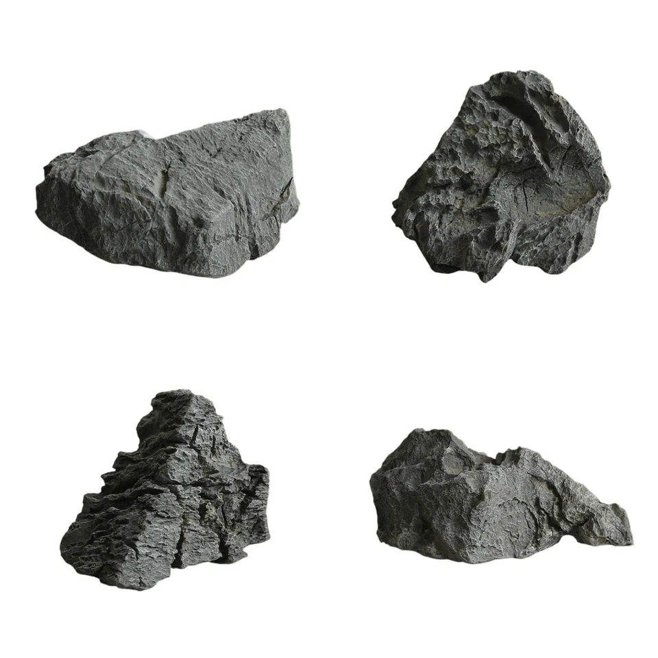 Piedra decorativa de jardín de hadas de roca artificial para patio trasero al aire libre Foto 2 de 2