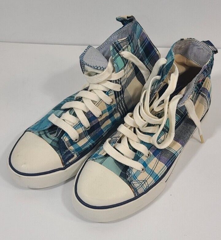 NUOVO Uomo POLO Ralph Lauren PatchWork Hi Top Multi Pony Sneakers. Misura 6 25 cm