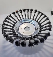 Derusting Weeding Wheel Twisted Wire 8" Cup Brush Surface Treatment Replacement