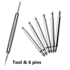 8-24 25 26 27 28 29 30mm Stainless Steel Watch Strap Pins Metal Spring Bar Parts