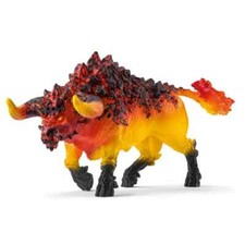 Schleich 42493 Eldrador Creatures FIRE BULL Figure 1:20 SCALE 3" H X 6"L 2019