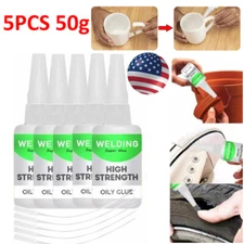 1-5pcs Welding High Strength Oily Glue Universal Super Adhesive Glue Strong Glue