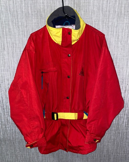 Vtg SOS Sportswear Womens Multi Color Full Zip Ski Jacket Size 12 eBay