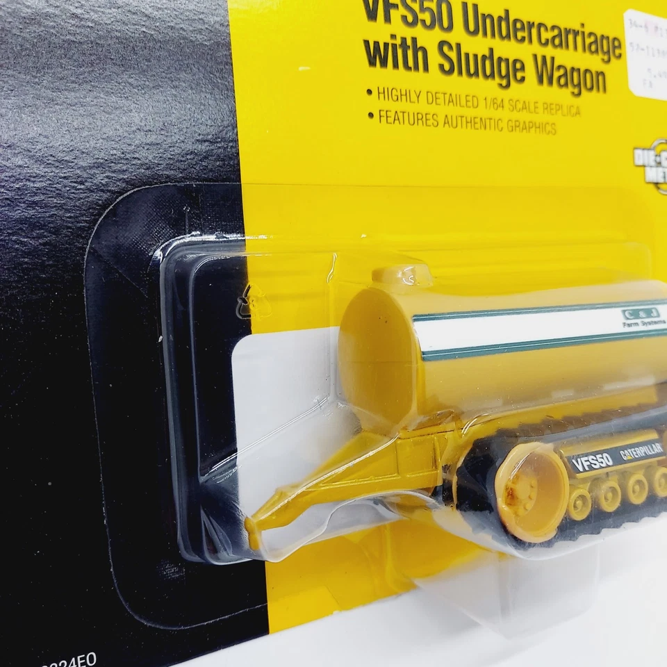 ERTL CAT VFS50 Farm Toy Implement Undercarriage with Sludge Wagon 1/64 NIP - Image 3 of 4