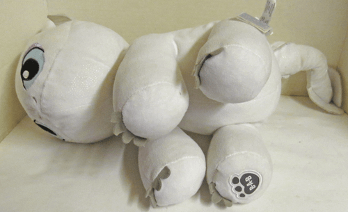 Build A Bear Plush How To Train Your Dragon White Light Fury Glitter Body - Picture 5 of 6