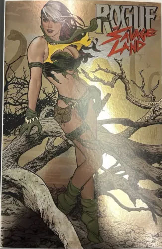 ROGUE SAVAGE LAND #1 ADAM HUGHES FOIL EDITION NM 2025 MARVEL COMIC