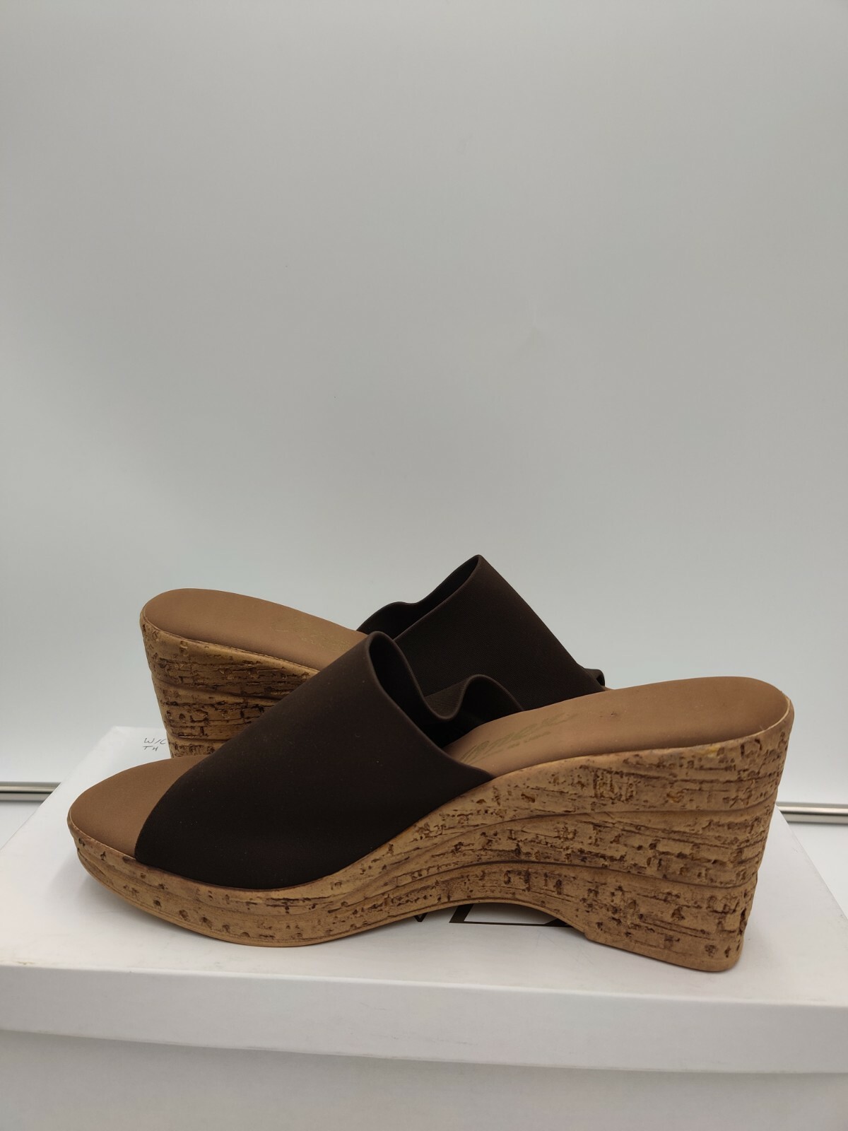 Women's Onex Christina Chocolate Brown Wedge Size 10 M eBay