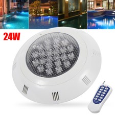 12V 24W LED Swimming Pool Light RGB Underwater Lamp Decor Light IP68 Waterproof