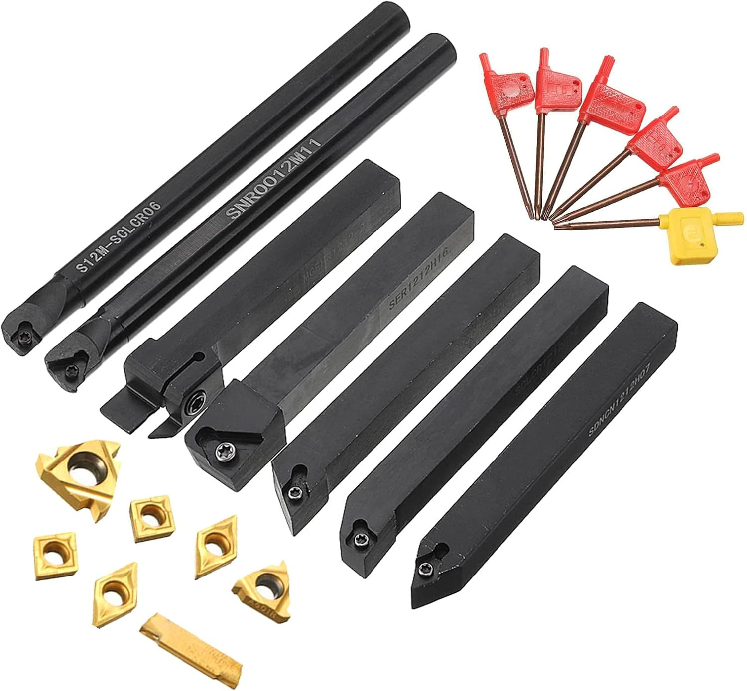 Outils de filetage tour bois carbure pour éliminer les éclats de coupe