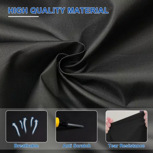 Waterproof Car Cover 6 Layer Heavy Duty Cotton Lined UV Protection - Size Large - Bild 8 von 17
