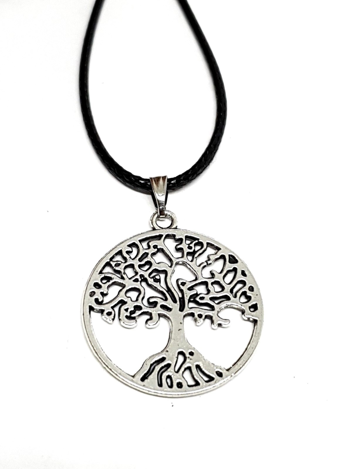 Tree of Life Pendant Necklace Corded Pagan Wiccan Witch