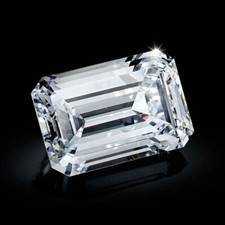 Excellent 1 Ct Natural Emerald Cut VVS1 D Color Lab Grown Diamond Certified CVD