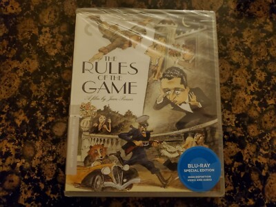 The Rules of the Game Criterion Blu-ray Renoir, Free Shipping in the US