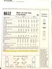 Vintage McCall’s Pattern #8612 One Piece Sheath Dress Mod 1960s Sz12 B32 — photo 3