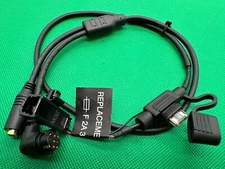 Garmin Motorcycle Bare Power Cable W/ Audio Out For GPSMAP 296 396 478 496
