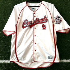 MLB Dynasty St Louis Cardinals Baseball Jersey 2XL 50-52 Genuine Merchandise