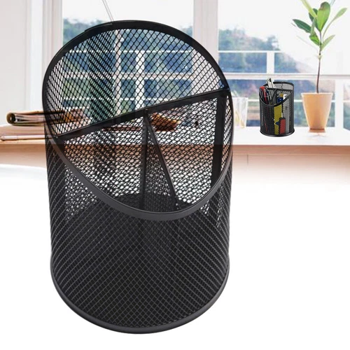 Pencil Mesh Pen Holder Stationery Container Storage Desk Tidy Organiser