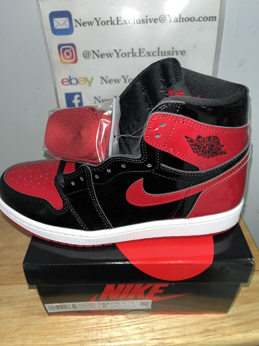 Nike Jordan 1 Patent Bred Sz 8.5 | eBay