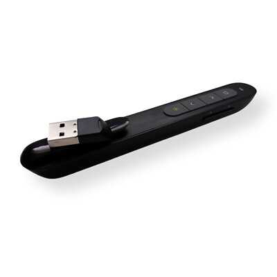 Wireless PowerPoint Clicker Remote w/ Red Laser Pointer USB Presenter New