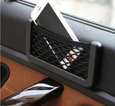 Car Vehicle Seat Side Interior Back Mesh Storage Net Bag Pocket Phone Holder US