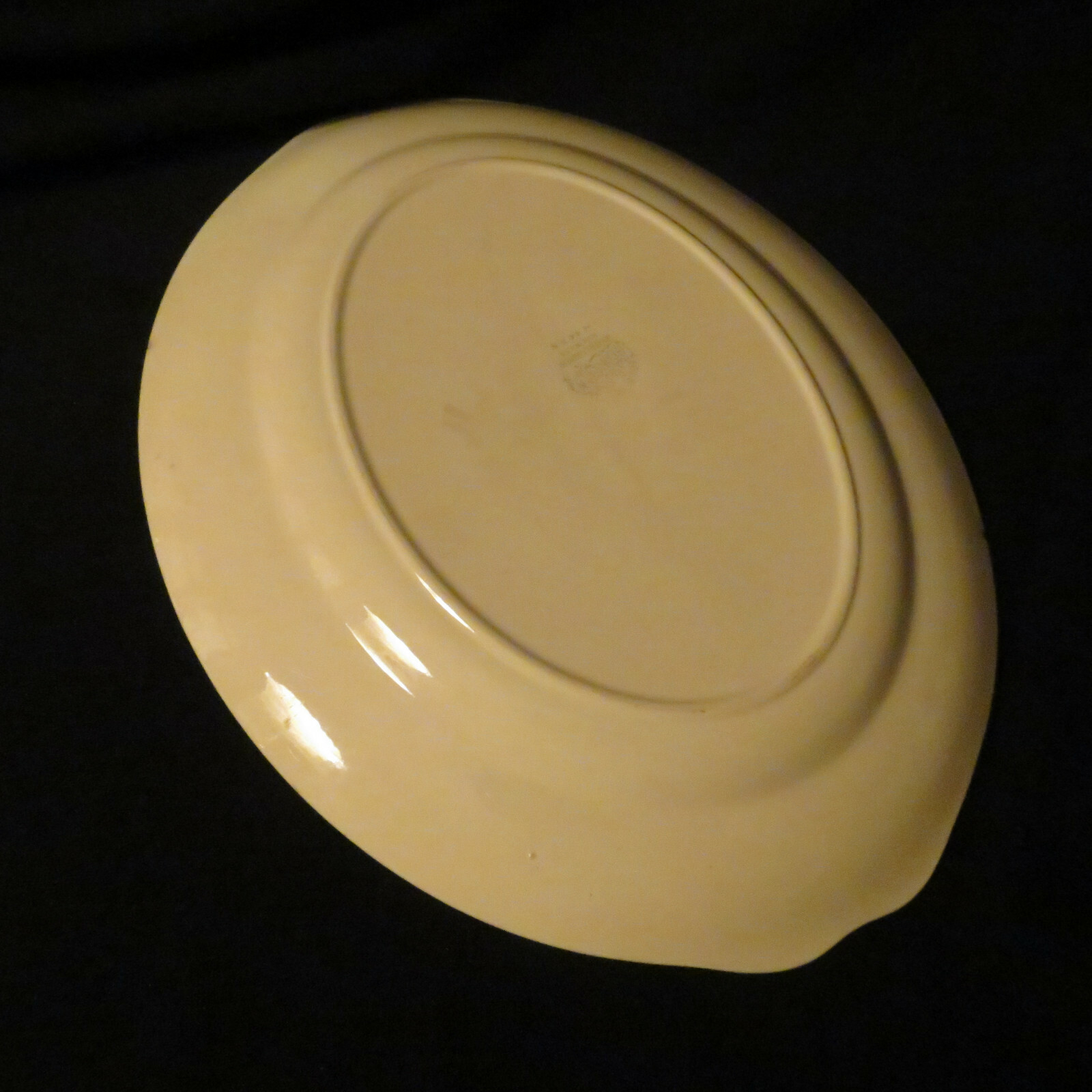 Homer Laughlin Eggshell Georgian Platter In A Black-eyed Susan Pattern