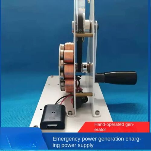 Hand-cranked Generator Emergency 12V Permanent Magnet Small Power USB Charging - Picture 1 of 6