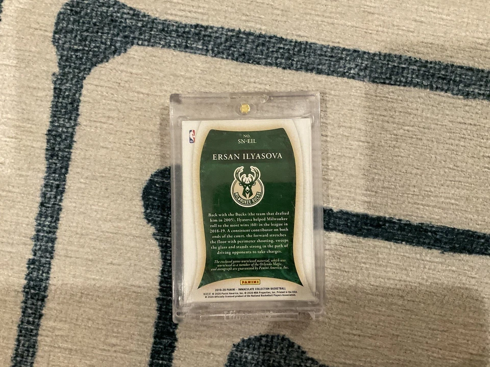 2018-19 Panini Immaculate Collection - Zapato automático en tarjeta #/25 2019-20🔥 Foto 2 de 2