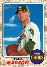 2017 Topps Heritage #34 Ryan Madson Oakland Athletics
