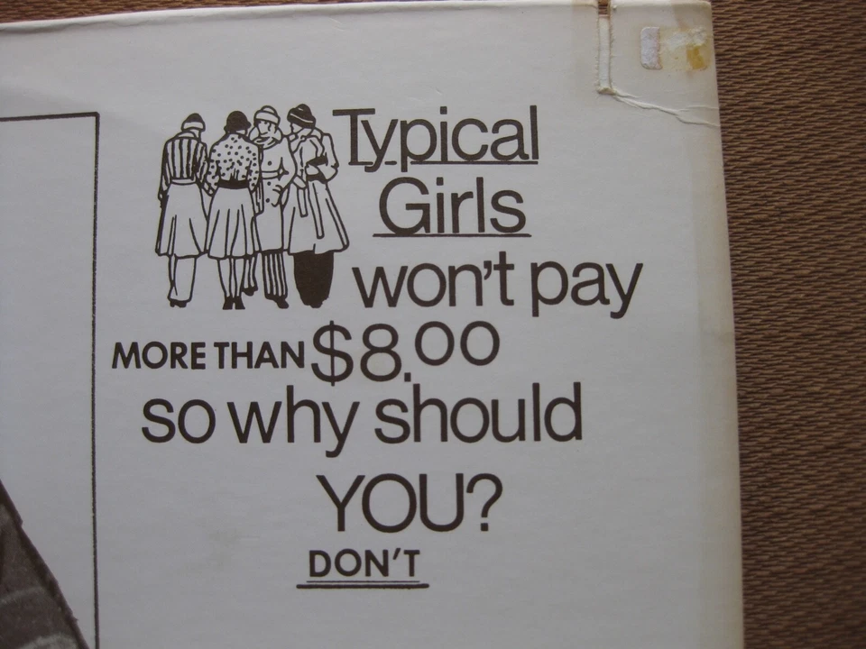 THE SLITS - Typical Girls Won't Pay More Than $8.00... - LIVE Cincinnati 1980 NM - Image 2 of 4