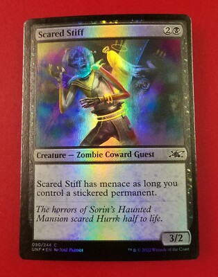 1x Scared Stiff | FOIL | Unfinity | MTG Magic Cards