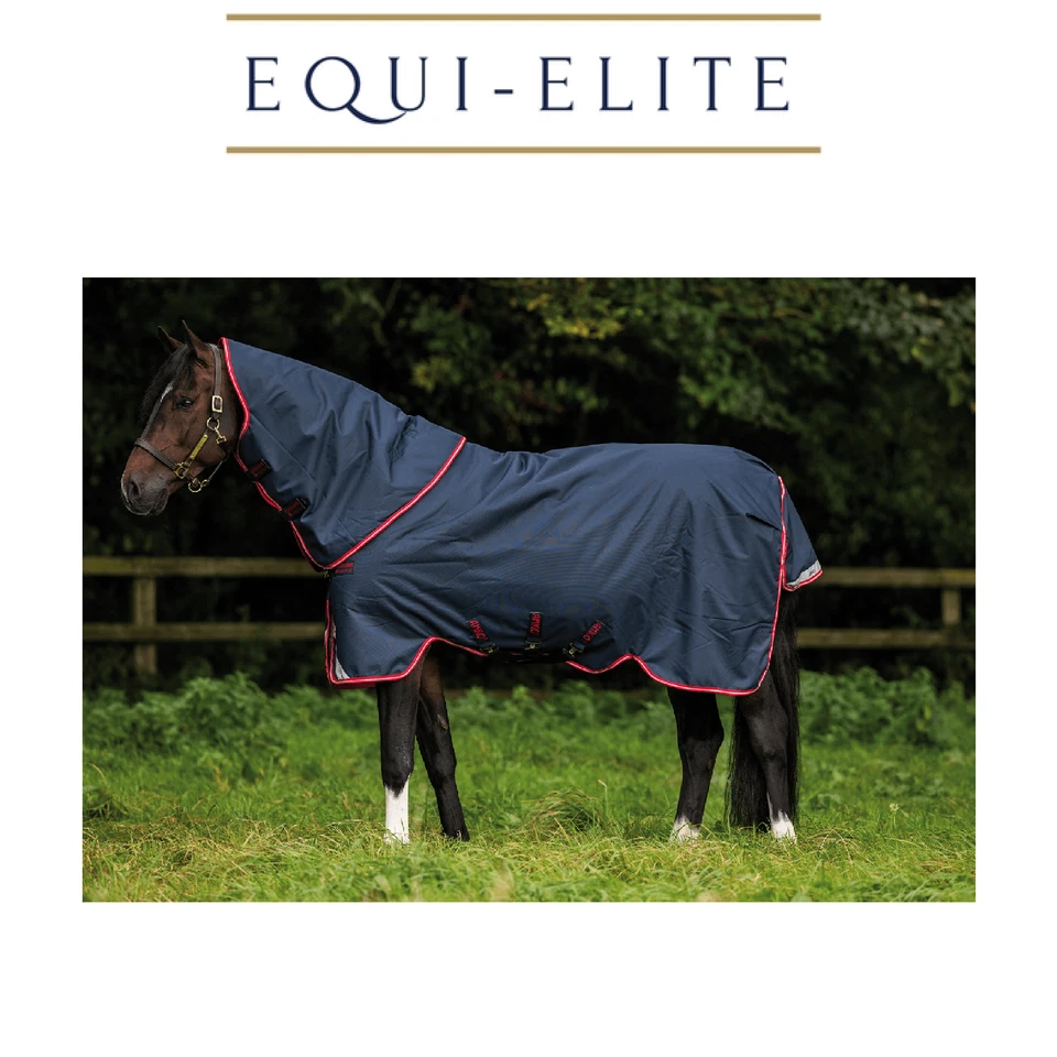Horseware Amigo Bravo 12 Plus Medium - Teppich Plus Kapuze Medium 250g