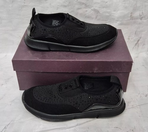 Zapatillas deportivas CARVELA COMFORT Chrissy negras de tela plana para dama - Imagen 9 de 9