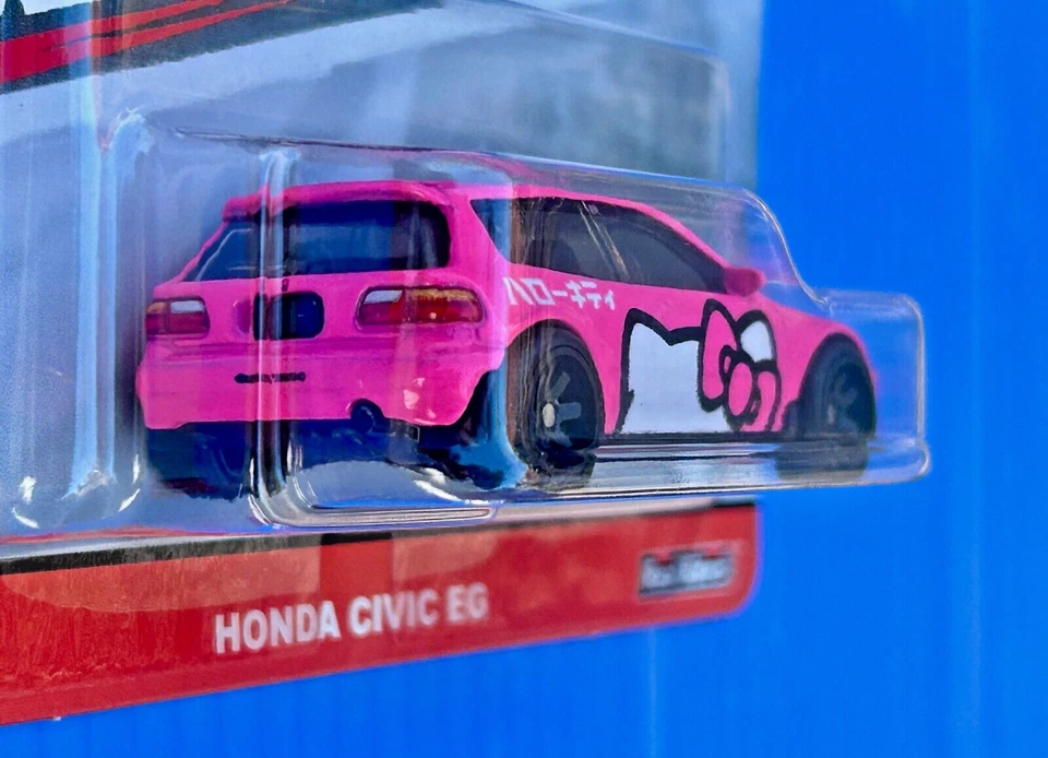 Hot Wheels Modern Classics 1/5 FPY86 Honda Civic EG Hello Kitty - Pink - Image 4 of 4