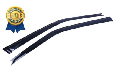 VENT WINDOW SMOKE STICK ON VISOR RAIN SUN WIND GUARD DIFFUSER FOR 88-91 CIVIC 3D